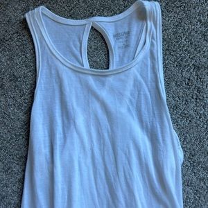 Open back tank top